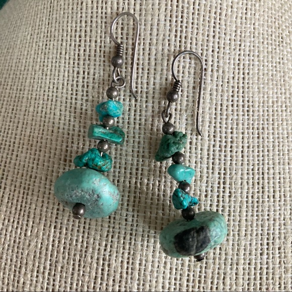 Turqouise Drop Earrings - Picture 3 of 5